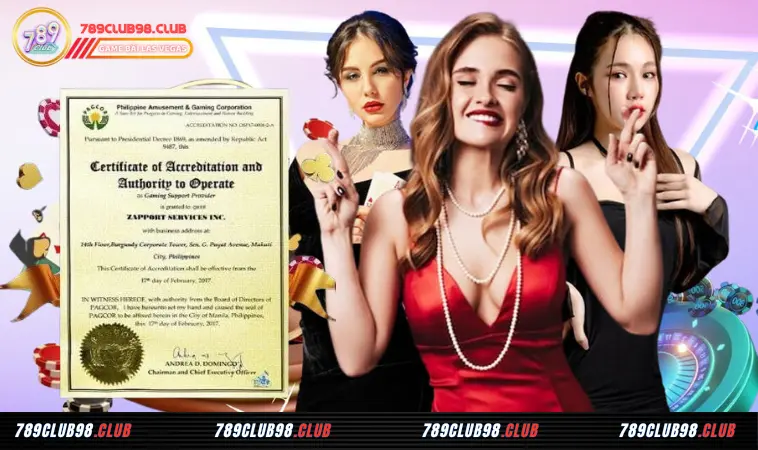 789 Club sở hữu giấy phép từ PAGCOR 